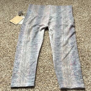 Snakeskin Print Leggings